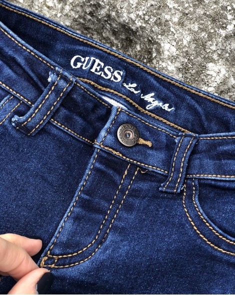 Džíny dětské Guess modré